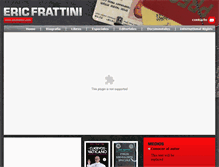 Tablet Screenshot of ericfrattini.com